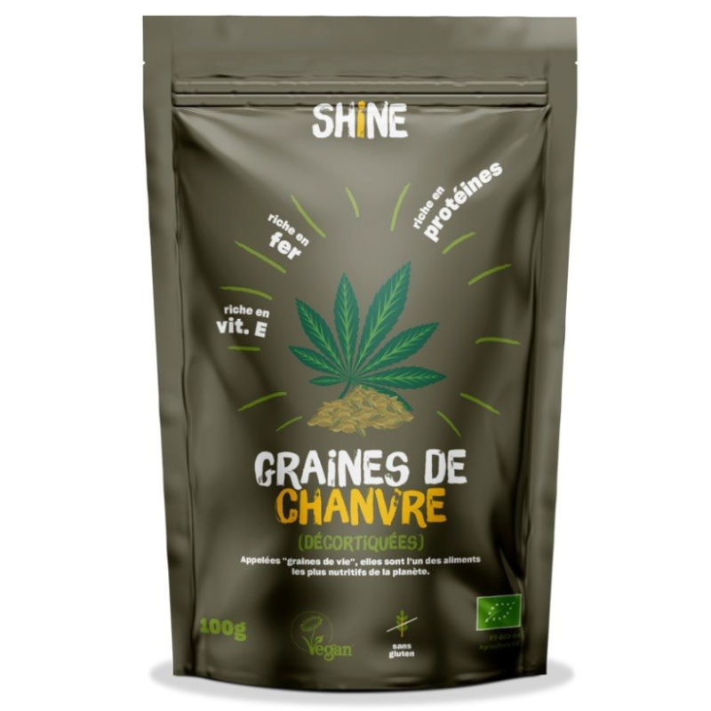 Shine Hanfsamen geschält BIO (100g)